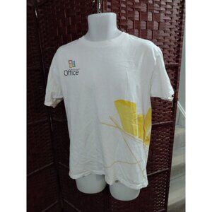 Vintage Microsoft Office T Shirt Promo Adult Large Retro Computer 2000s